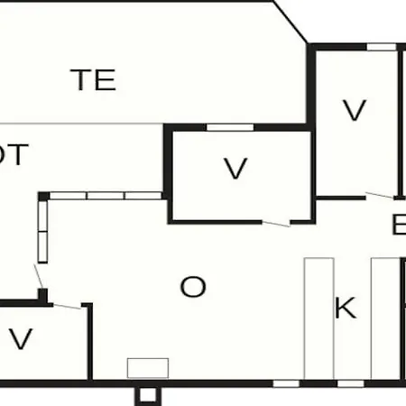 Σπίτι διακοπών 6 Person In L Kken *